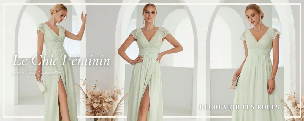 mlle champêtre 3 robes