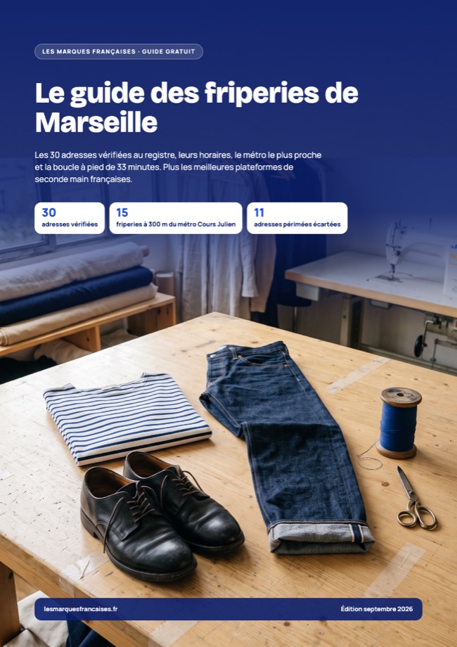Couverture : Le guide des friperies de Marseille