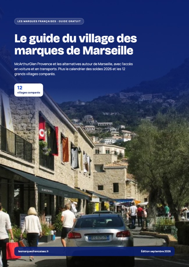 Couverture : Le guide du village des marques de Marseille