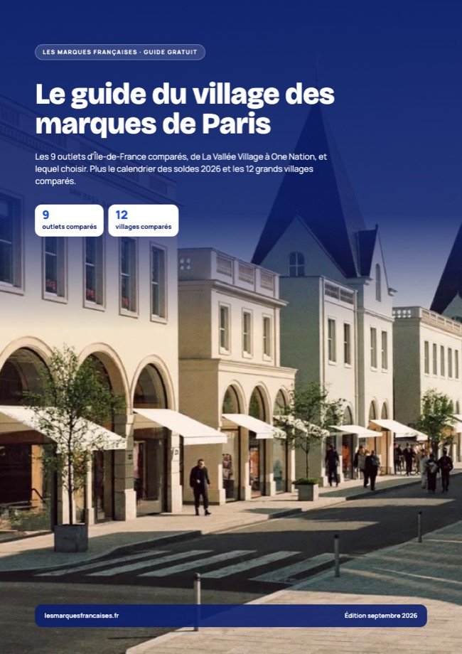 Couverture : Le guide du village des marques de Paris