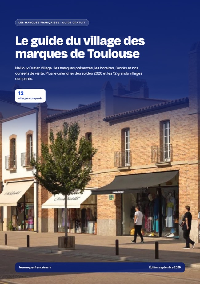 Couverture : Le guide du village des marques de Toulouse