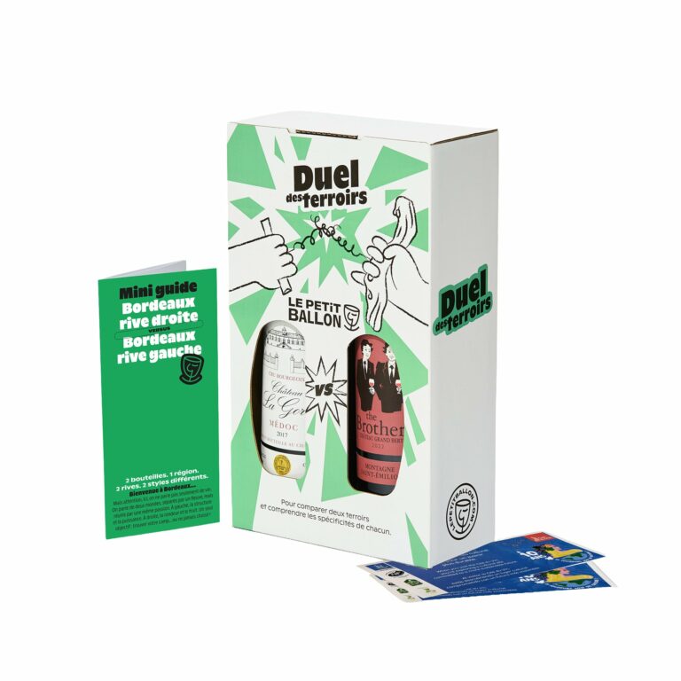 Coffret Duel des terroirs Bordeaux (2 vins + 2 places Cité du Vin) — Le Petit Ballon, vins de Bordeaux