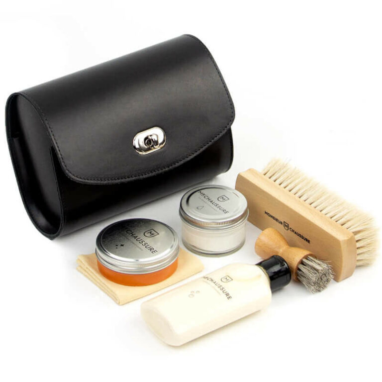 Trousse cirage Club garnie Cuir Apprenti — Monsieur Chaussure, fabriqué en France